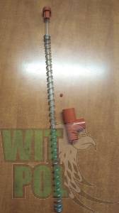 Spust linii wodnej  na rurkę okrągłą 26,6mm/ Zakończenie linii wody