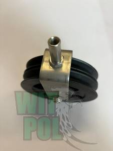 Rolka podwójna do linki, do olinowania wlotów