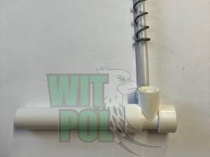 Trójnik z gwintem wewn. 3/4" i rurką okrągła 26,6mm Corti/ Zakończenie linii pojenia