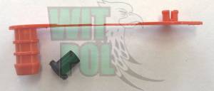 Zatyczka z uszczelką do rurki wodowskazowej reduktora IMPEX