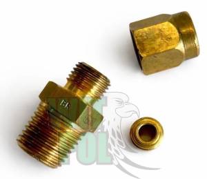 Zacisk  złączka olejowa 1/4" x 4mm Ermaf P40-P120