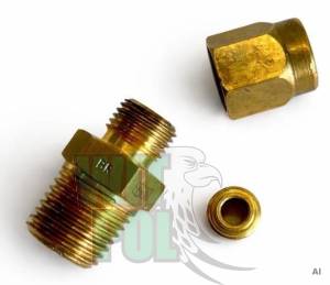Zacisk  złączka olejowa 1/4" x 4mm Ermaf P40-P120