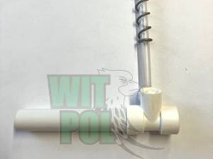 Trójnik z gwintem wewn. 3/4" i rurką okrągła 26,6mm Corti/ Zakończenie linii pojenia