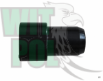 Redukcja z rury kwadrat 22 mm na okrągłą 20 mm