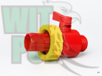 Złączka 3/4"  z wyjściem 20mm,  z zaworem Corti, Zawór