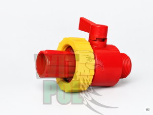Złączka 3/4"  z wyjściem 20mm,  z zaworem Corti, Zawór