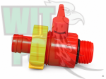 Złączka 3/4"  na wąż 22mm z zaworem Corti, Zawór kulowy