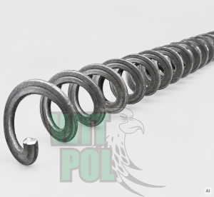 Spirala paszowa do podajnika spiralnego (paszociągu) Mdl 125