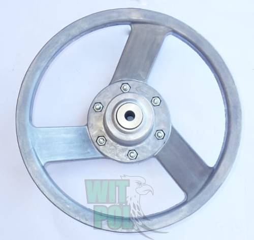 koło pasowe z piastą komplet.JPG