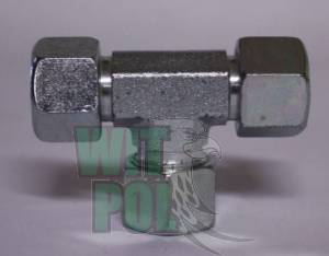 Trójnik z nakrętkami i pierścieniami do schładzania