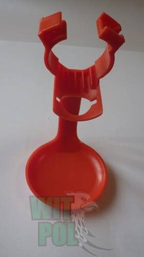 Kubek zbierający na okrągłą rurę