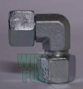 Kolanko z nakrętkami i pierścieniami do schładzania