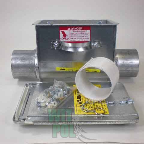 Kosz początkowy 1 spirala 108 0 stopni bez mocowania i łozyskowania.